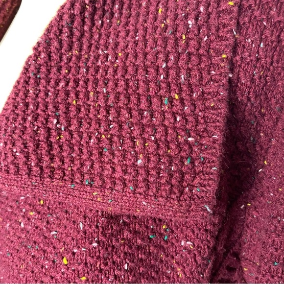 Style & Co Burgundy Duster Cardigan - Picture 8 of 14